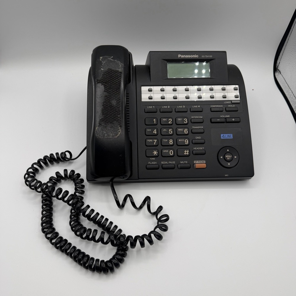 Panasonic KX-TS4100 4-Line Integrated Phone System Speakerphone - NO POWER CORD